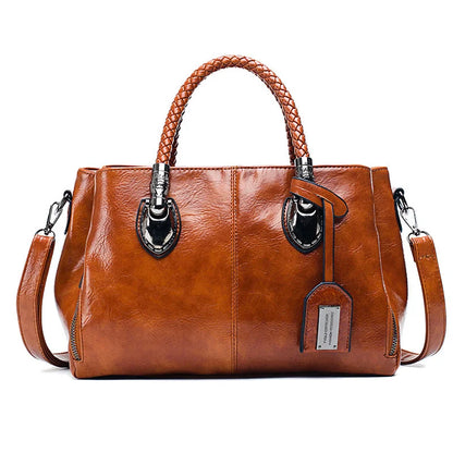Nanna | Mujer Bolso con Asa Trenzada y Correa de Hombro Extraíble