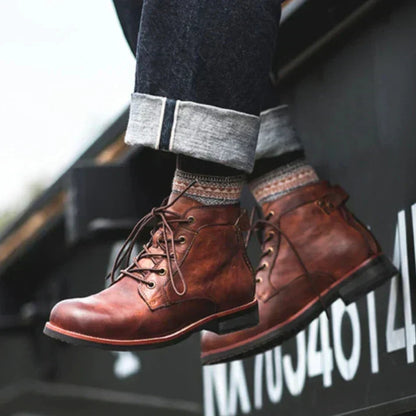 Kelvin | Hombre Botas de Caña Alta con Plantilla Acolchada