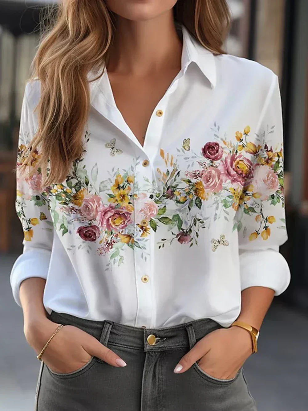 Blanco/Rosa / 5XL
