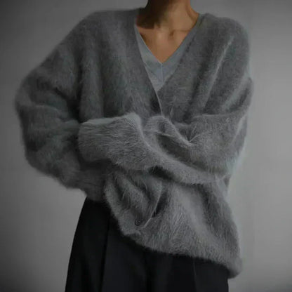 Lotte | Mujer Suéter Oversize con Escote en V