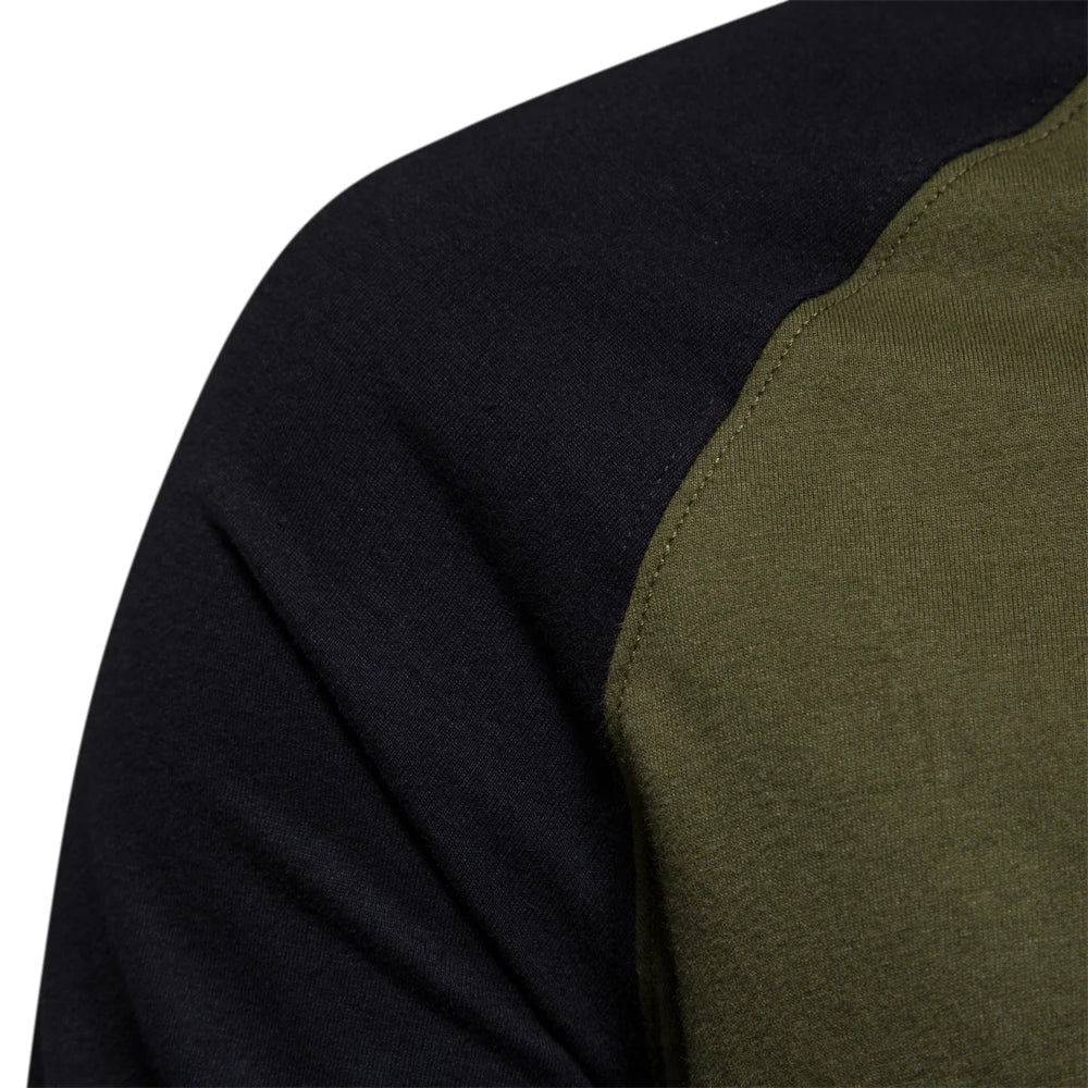 Koelman | Hombre Camiseta de Manga Larga con Mangas Raglán