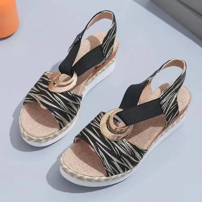 Ornella | Mujer Sandalias con Correas Ajustables y Suela Antideslizante