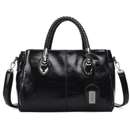 Nanna | Mujer Bolso con Asa Trenzada y Correa de Hombro Extraíble