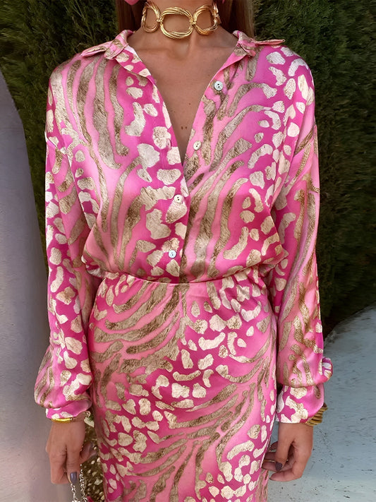 Alva | Mujer Conjunto de Verano Elegante de Dos Piezas