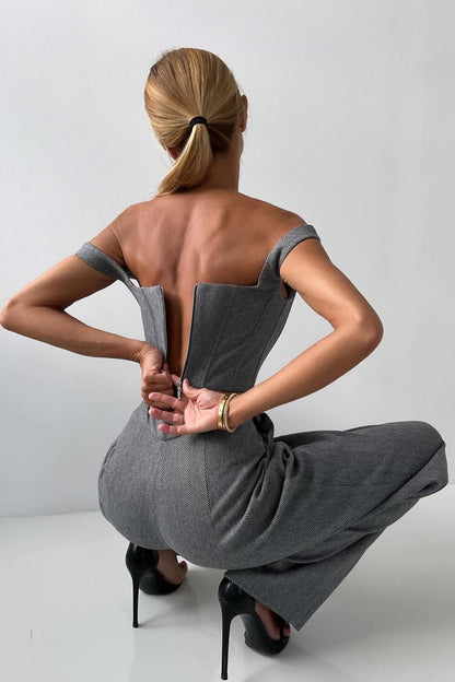 Roos | Mujer Conjunto de Tres Piezas con Blazer Estructurado