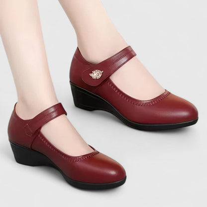 Cielo | Mujer Botines Patchwork con Plataforma y Cremallera
