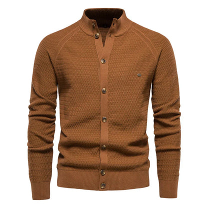 Koelman | Hombre Cárdigan de Algodón Slim con Escote en V