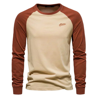 Elbert | Hombre Camisa de Manga Larga de Algodón