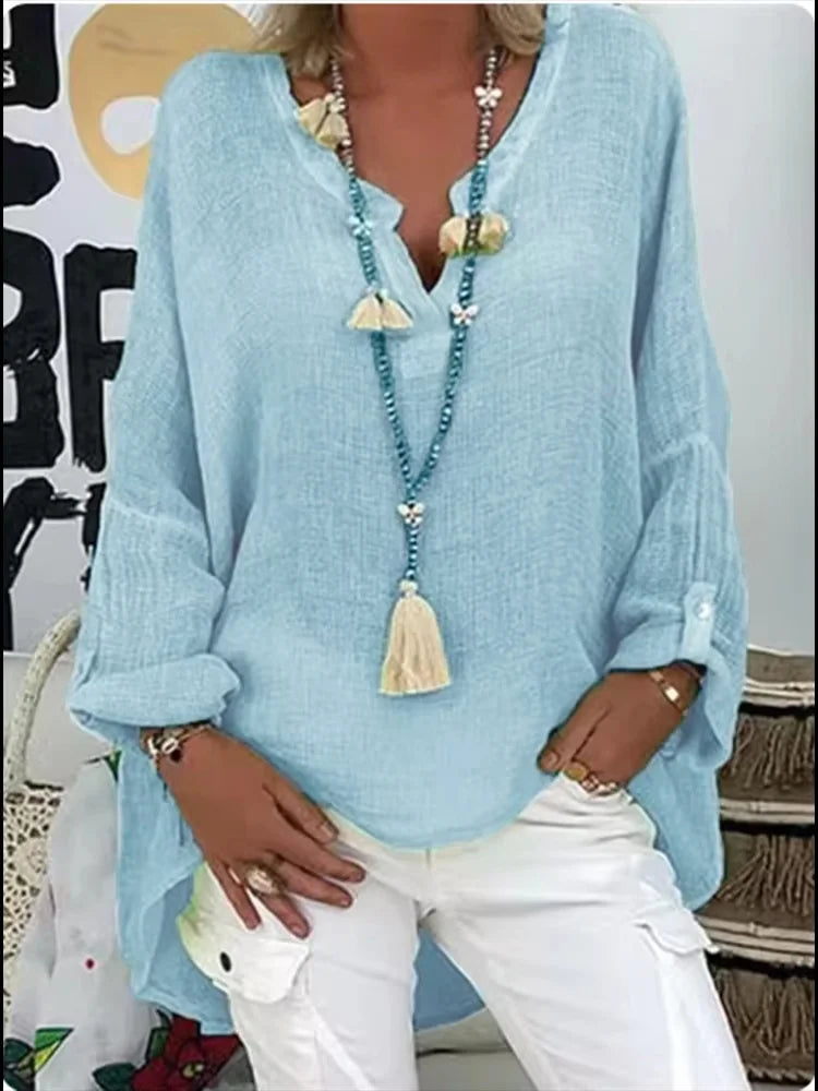Criza | Mujer Blusa Oversize Fluida Multiusos