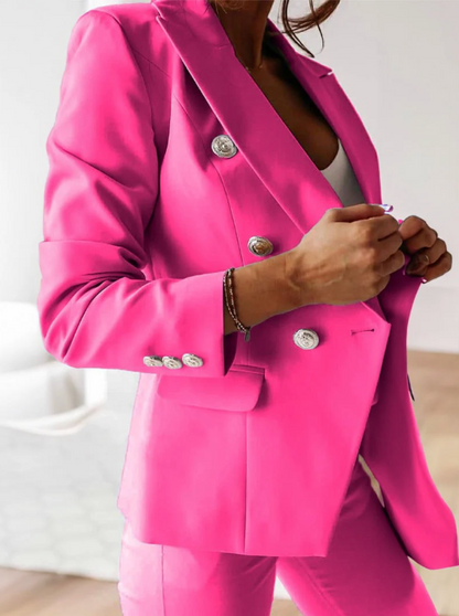 Evi | Mujer Conjunto Elegante de Dos Piezas Coordinado