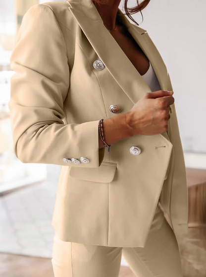 Evi | Mujer Conjunto Elegante de Dos Piezas Coordinado