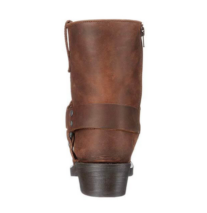 Stef | Mujer Botas Vintage con Detalles Metálicos