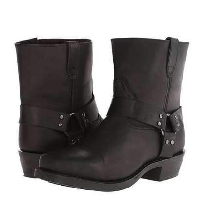 Stef | Mujer Botas Vintage con Detalles Metálicos