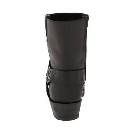Stef | Mujer Botas Vintage con Detalles Metálicos