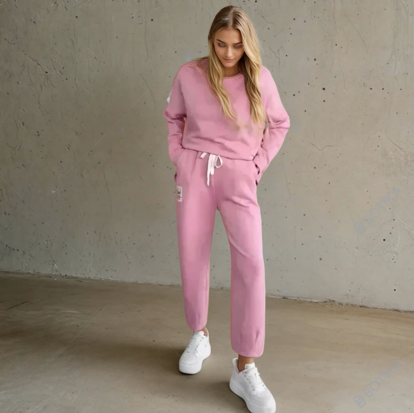Romy | Mujer Conjunto de Dos Piezas Coordinado Cálido
