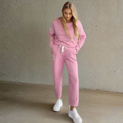 Romy | Mujer Conjunto de Dos Piezas Coordinado Cálido