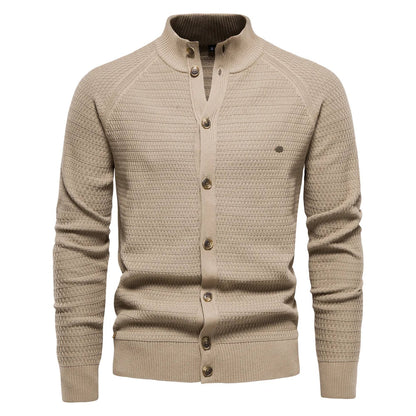 Koelman | Hombre Cárdigan de Algodón Slim con Escote en V