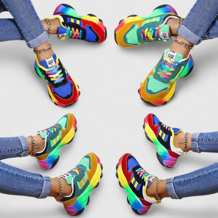 Lalaine | Mujer Zapatillas Chunky con Suela Gruesa Amortiguada