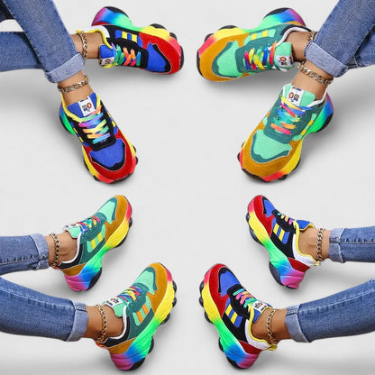 Lalaine | Mujer Zapatillas Chunky con Suela Gruesa Amortiguada
