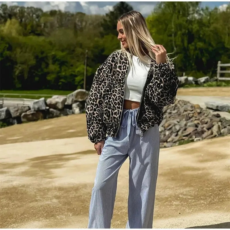 Wild Nomad | Mujer Chaqueta Bomber de Otoño Versátil