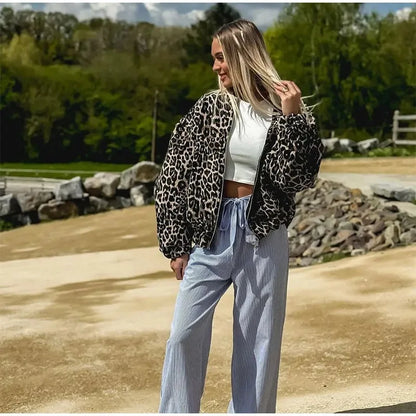 Wild Nomad | Mujer Chaqueta Bomber de Otoño Versátil