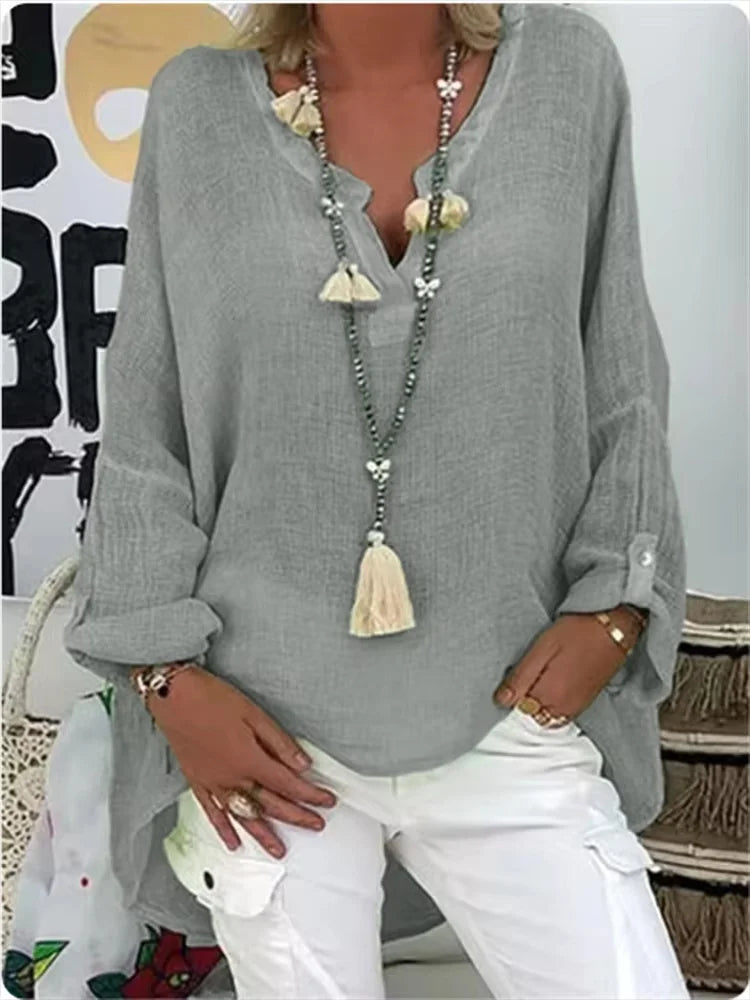 Criza | Mujer Blusa Oversize Fluida Multiusos