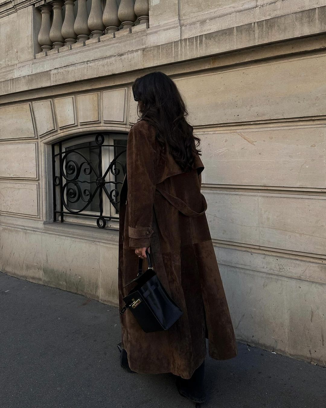 Noor | Mujer Abrigo Trench Clásico con Cinturón
