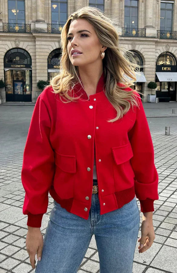 Isla | Mujer Chaqueta Bomber Clásica Versátil