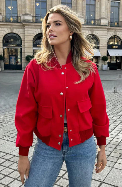Isla | Mujer Chaqueta Bomber Clásica Versátil