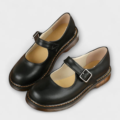 Livia | Mujer Zapatos Mary Jane con Correa y Hebilla