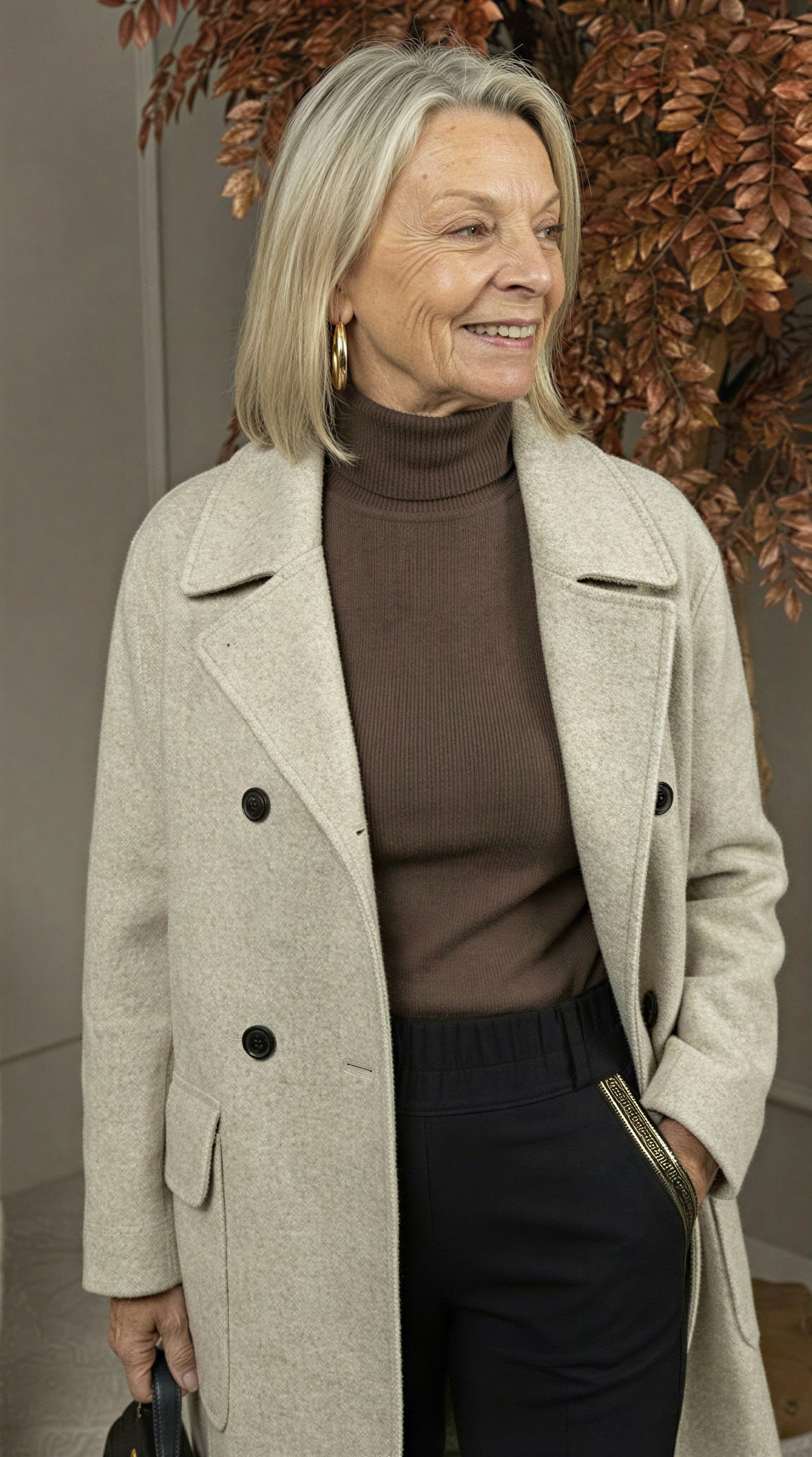 Lillian | Mujer Chaqueta de Lana Entallada con Botones
