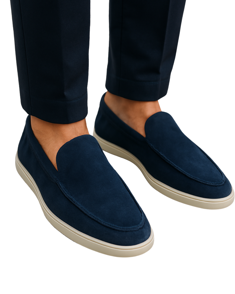 Dilia | Hombre Mocasines de Ante con Plantilla Acolchada