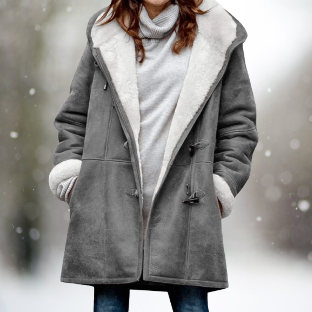 Miranda | Mujer Chaqueta de Invierno con Capucha y Forro