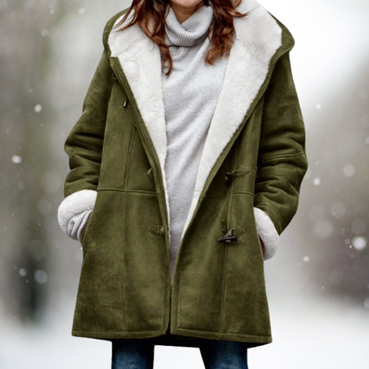 Miranda | Mujer Chaqueta de Invierno con Capucha y Forro