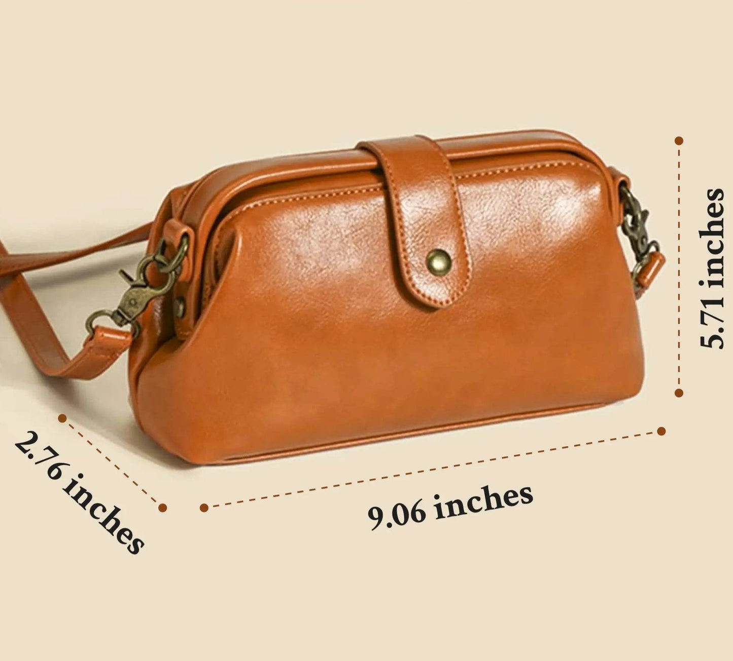 Lily | Mujer Bolso Estilo Doctor con Doble Cierre
