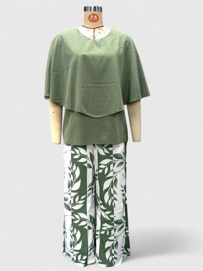 Mireille | Mujer Blusa Fluida en Capas con Pliegues