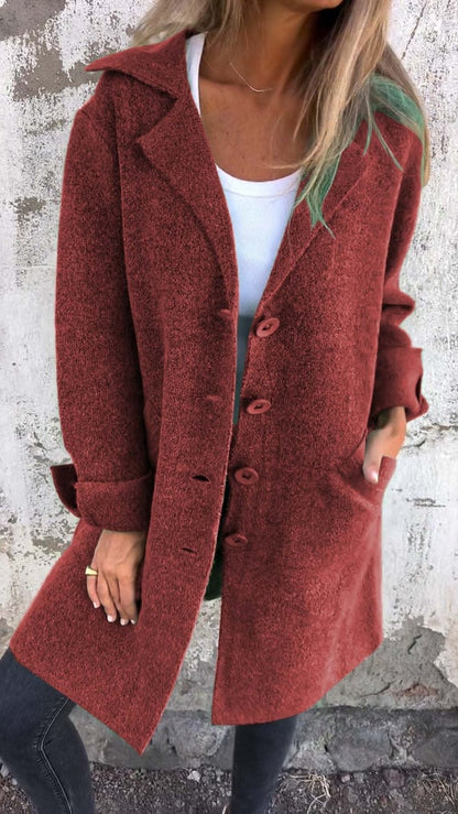Cato | Mujer Blazer con Cuello de Solapa y Botones