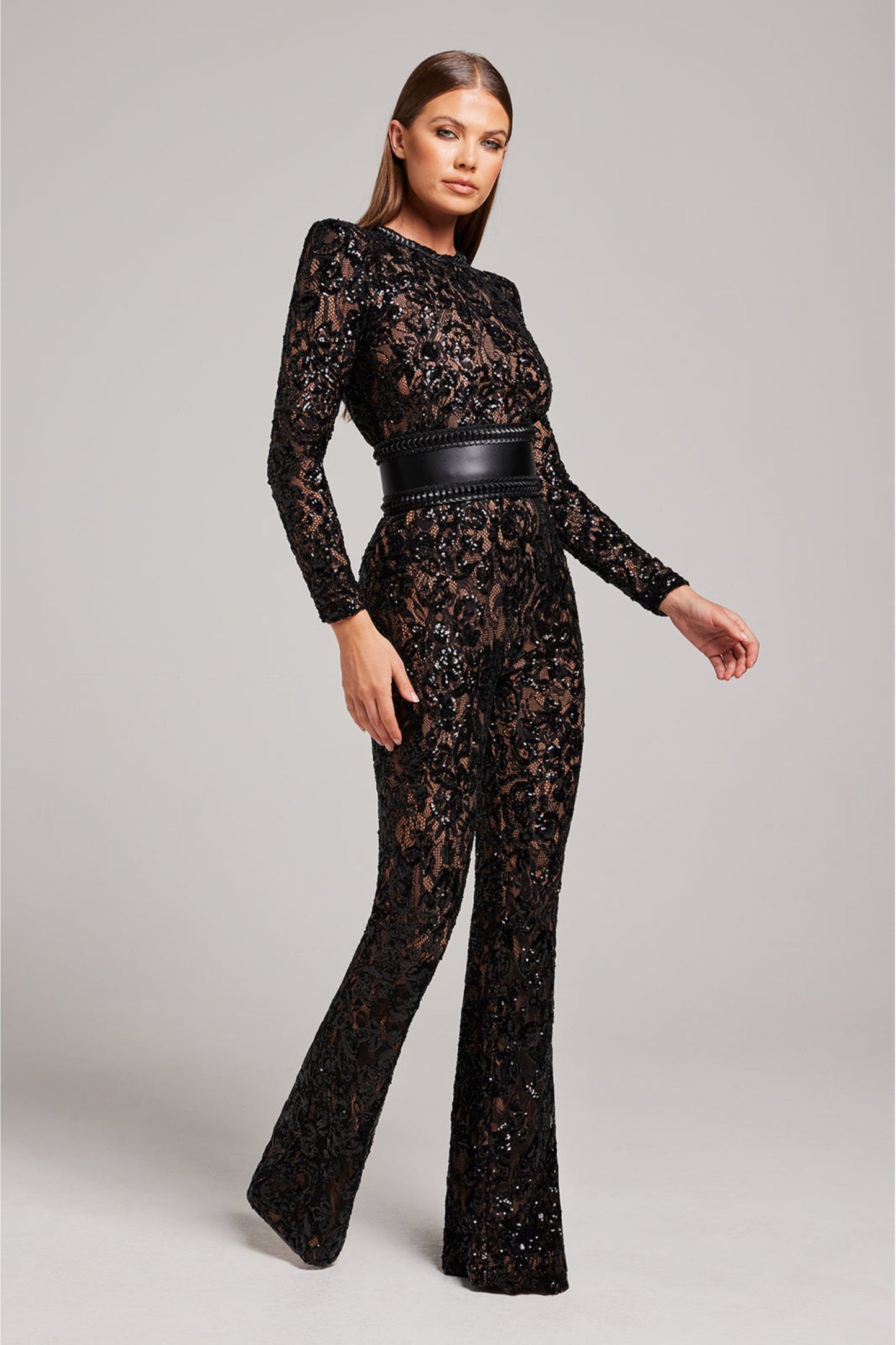 Amelia | Mujer Mono de Encaje Elegante para Ocasiones