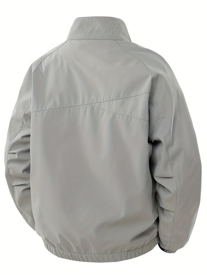 Anthonie | Hombre Chaqueta Cortavientos Impermeable con Cuello Alto