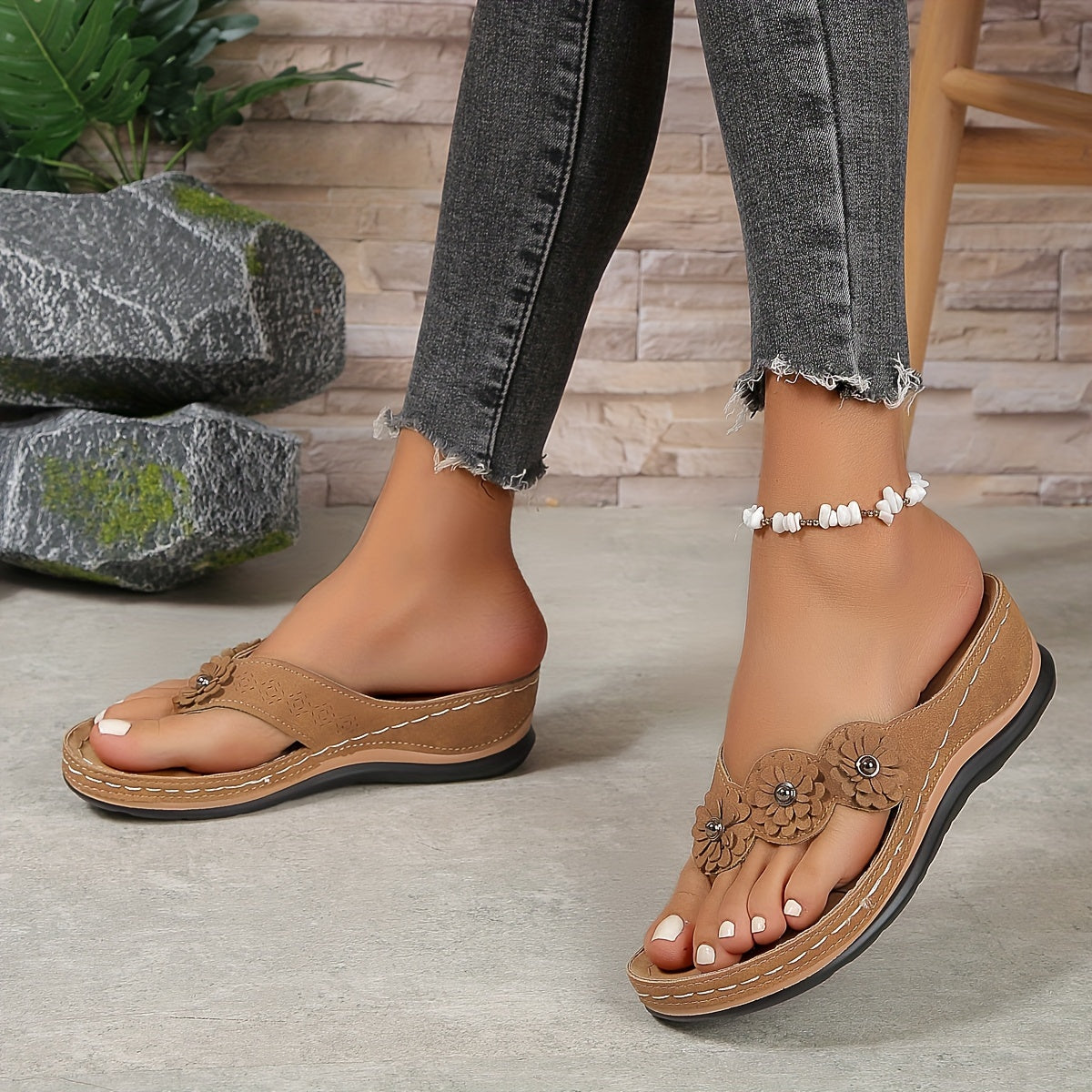 Seraphie | Mujer Sandalias con Suela Acolchada de Gel