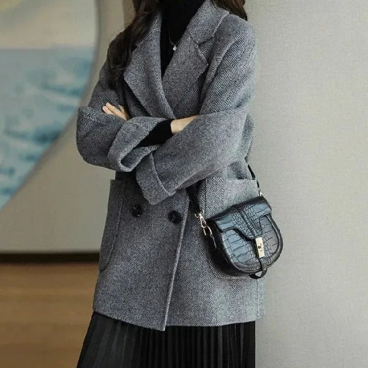 Lillian | Mujer Chaqueta de Lana Entallada con Botones