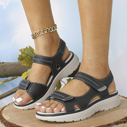 Tanja | Mujer Sandalias con Puntera Ancha y Soporte del Arco