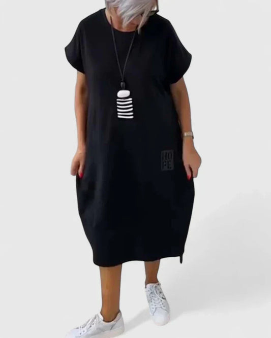 Leonie | Mujer Vestido Oversize Fluido Minimalista
