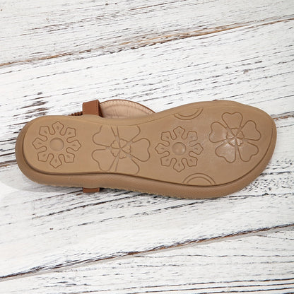 Merline | Mujer Sandalias Ergonómicas con Correas Ajustables y Perlas
