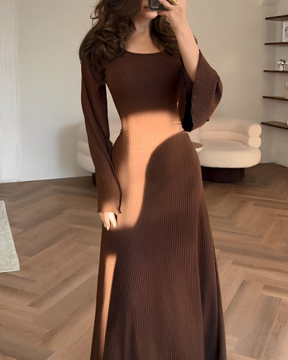 Lubberta | Mujer Vestido Maxi de Punto Favorecedor