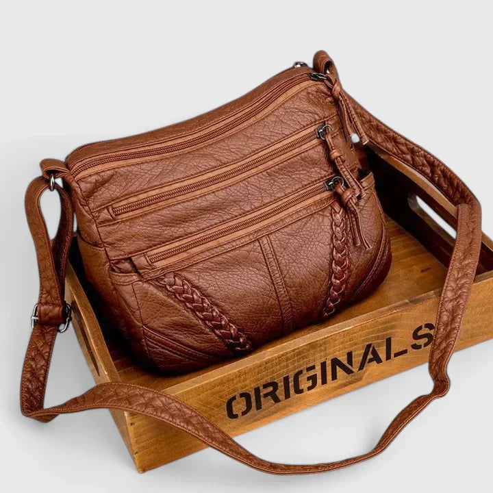 Lucia | Mujer Bolso Bandolera con Correa Ajustable y Bolsillos