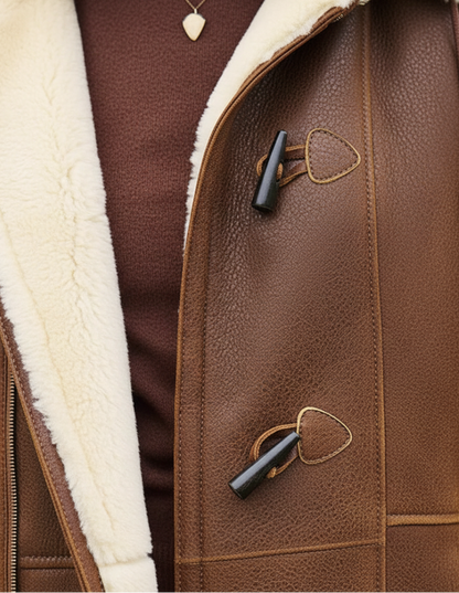 Lunavelline | Mujer Chaqueta de Invierno con Forro y Botones