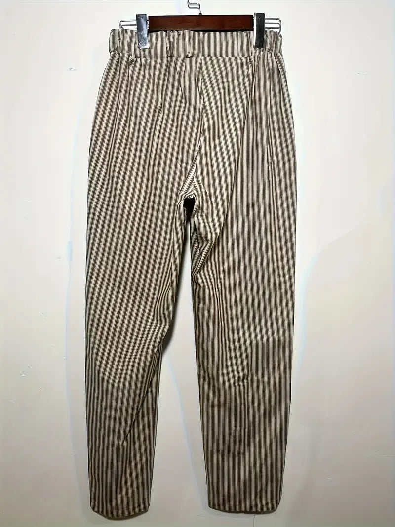 Emma | Mujer Pantalón Ancho de Cintura Elástica