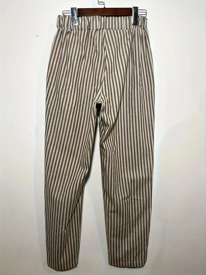 Emma | Mujer Pantalón Ancho de Cintura Elástica