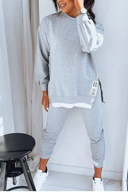 Vivienne | Mujer Conjunto de Camiseta Oversize y Pantalón Jogger
